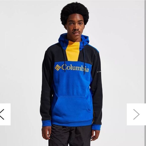 Columbia Lodge Fleece Hoodie Sweatshirt like new sz Large - Picture 2 of 12